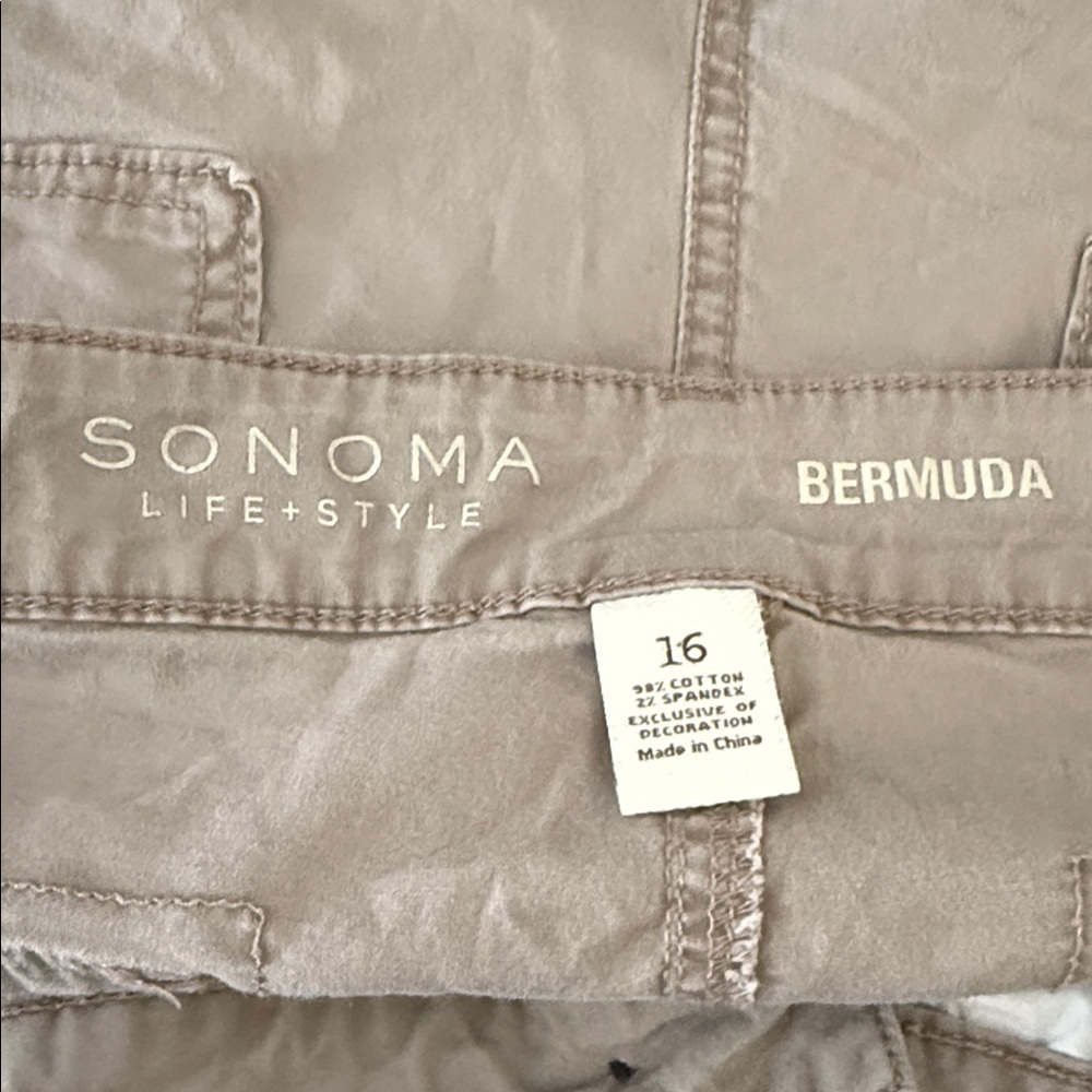 Sonoma Tan Women's Bermuda Shorts - Picture 5 of 5
